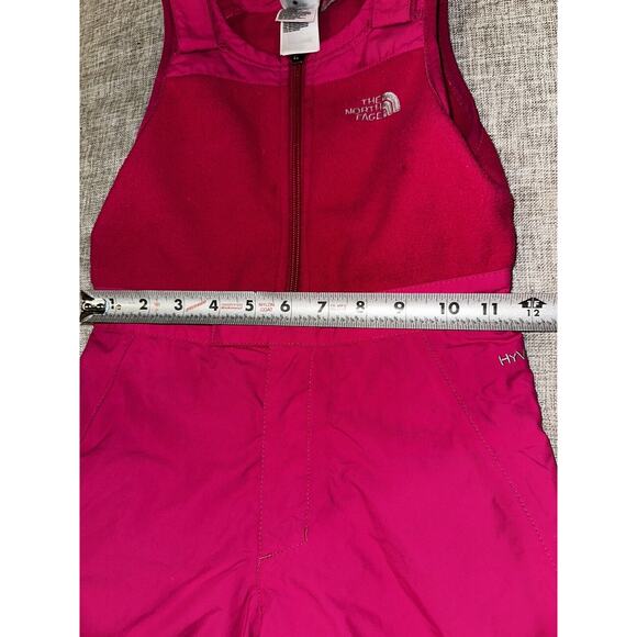 The North Face Girls Bibs PINK Snow Ski Toddler Hyvent Insulated EZ Grow 3T‎ - Picture 12 of 13